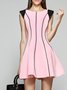 Pink Sweet Stripes Mini Dress